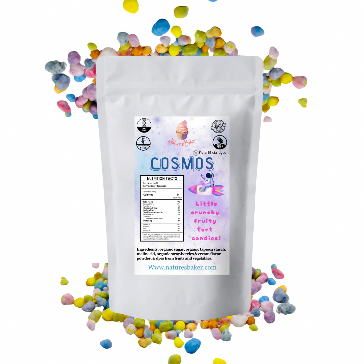 Bulk All Natural Cosmos Candy - 5lbs - Nature’s Baker