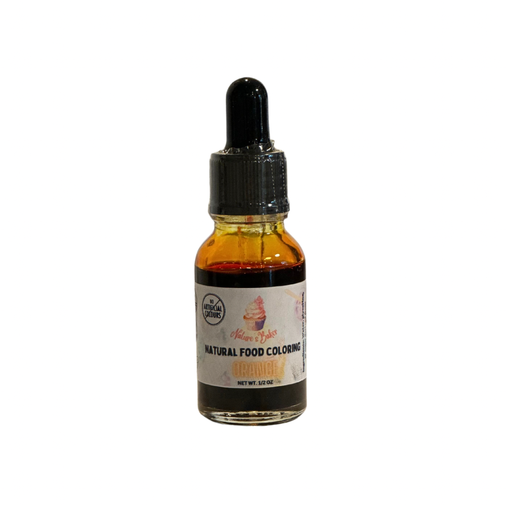 Natural Orange Food Coloring - .5oz - Nature’s Baker