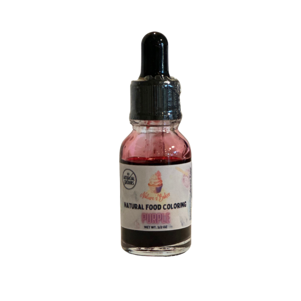 Natural Purple Food Coloring - .5oz - Nature’s Baker