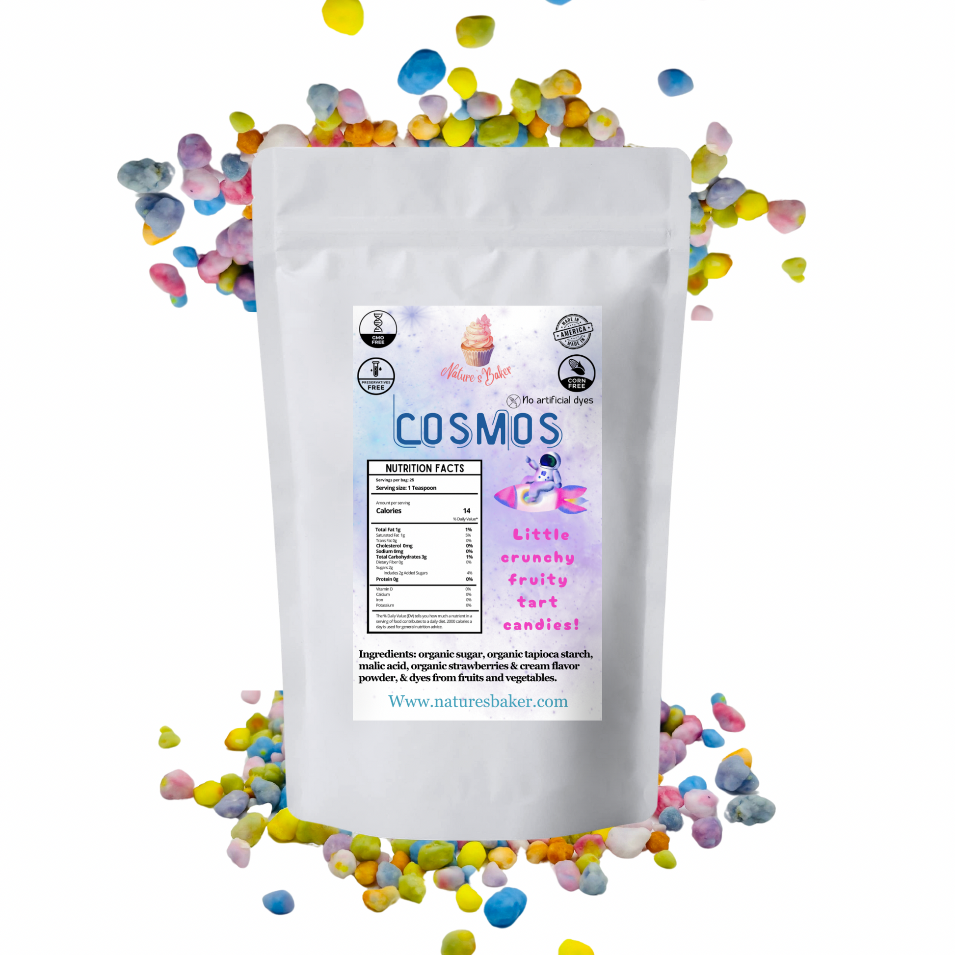 Bulk All Natural Cosmos Candy - 5lbs - Nature’s Baker