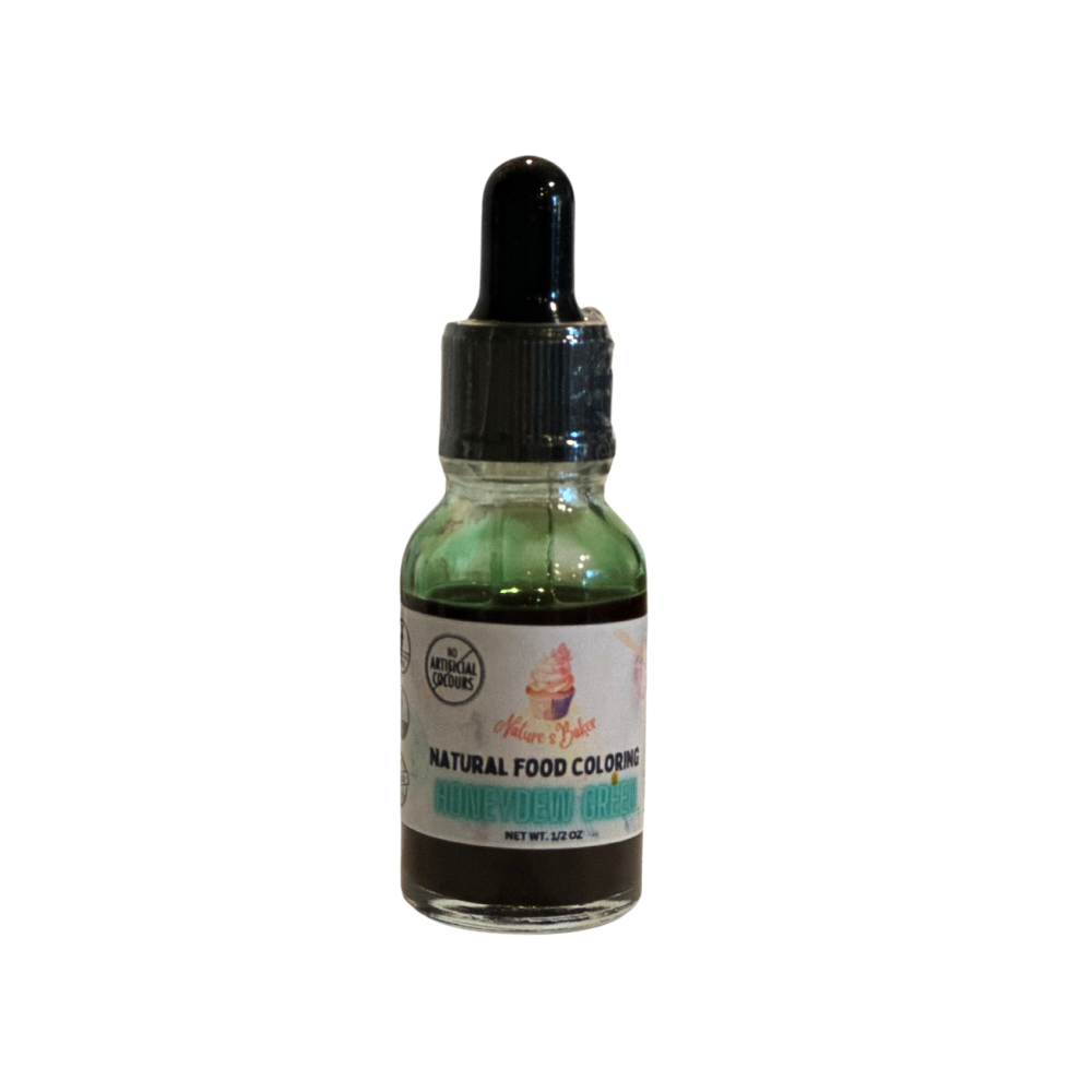 Natural Honeydew Green Food Coloring - .5oz - Nature’s Baker