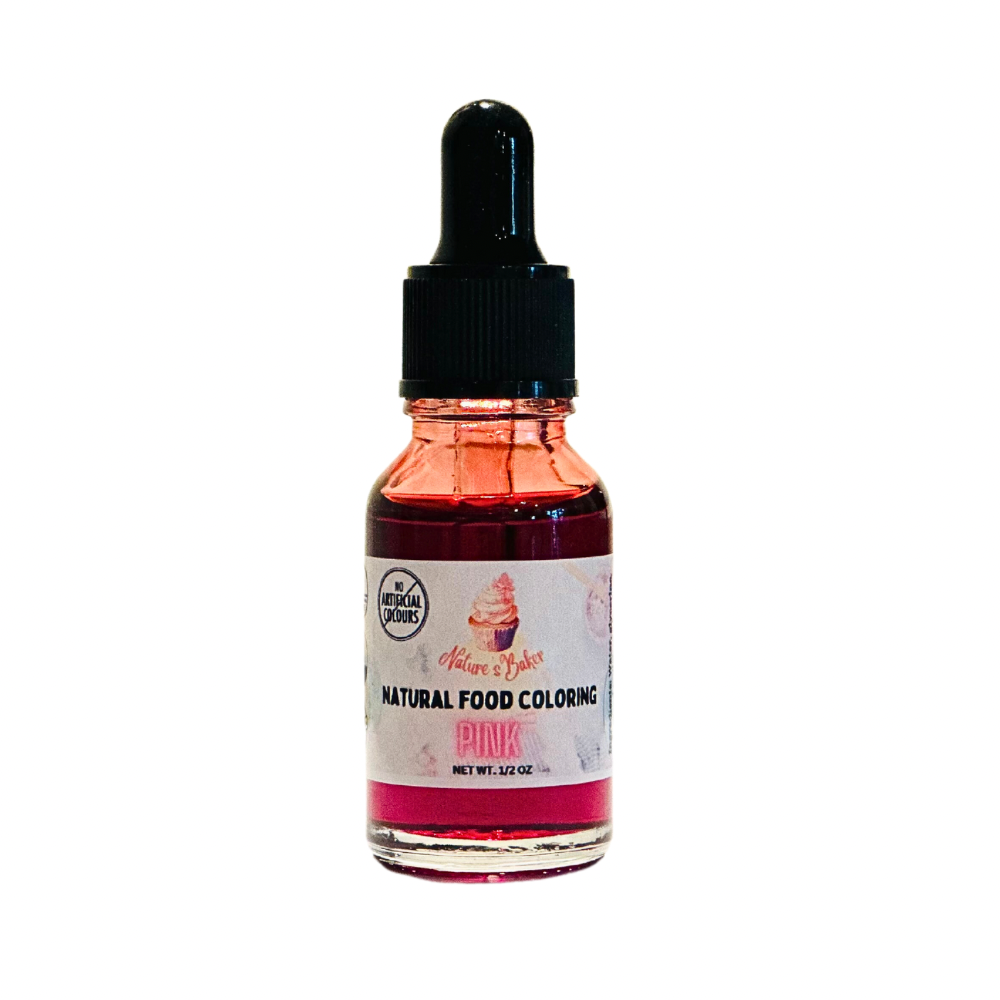 Natural Pink Food Coloring - .5oz - Nature’s Baker